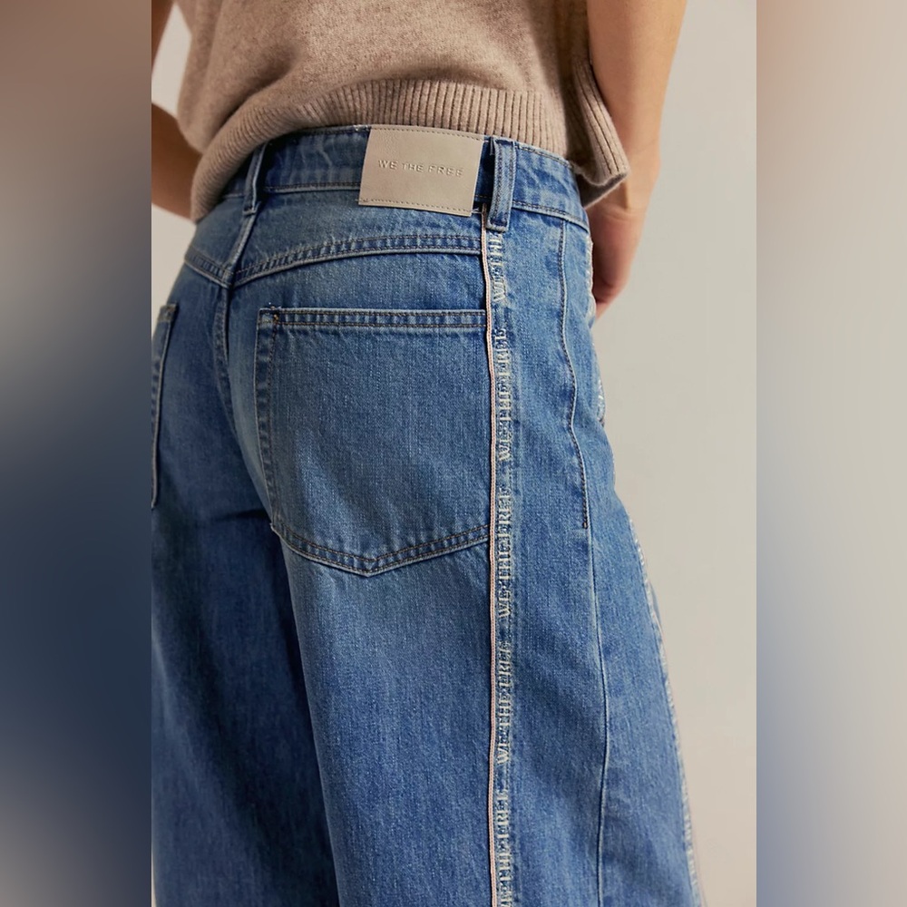 We The Free On The Edge Selvedge Jeans | 100% Cotton | Size 27 - Picture 3 of 9